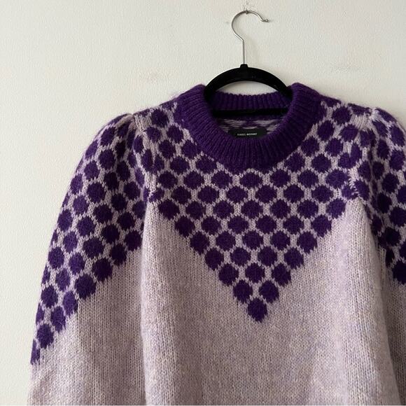 Isabel Marant Jaden Sweater in Ultra Violet - Picture 3 of 7